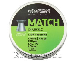 Пульки JSB Match Diabolo Green 500 шт